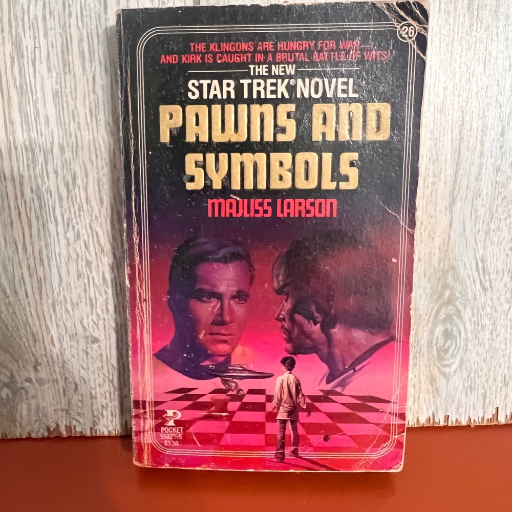 Star‎ Trek Pawns and Symbols Majliss Larson 1985 Vintage Paperback Book No. 26